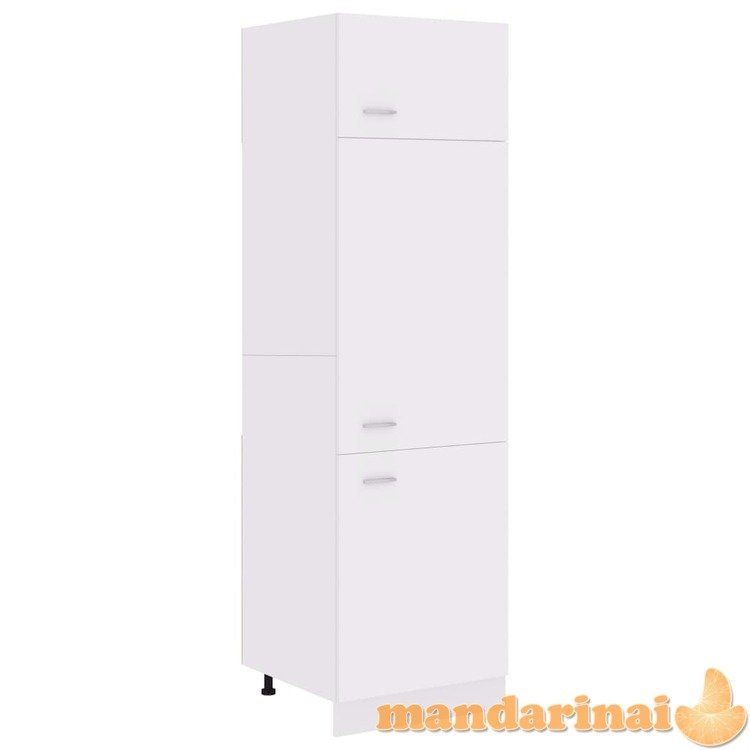 Šaldytuvo spintelė, baltos spalvos, 60x57x207cm, mdp
