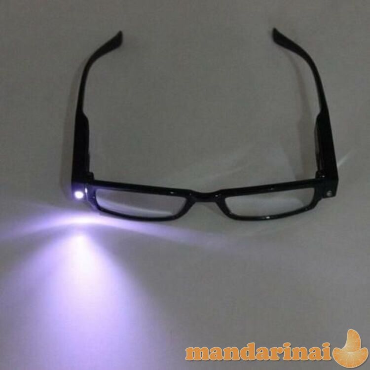 Skaitymo akiniai su LED apšvietimu