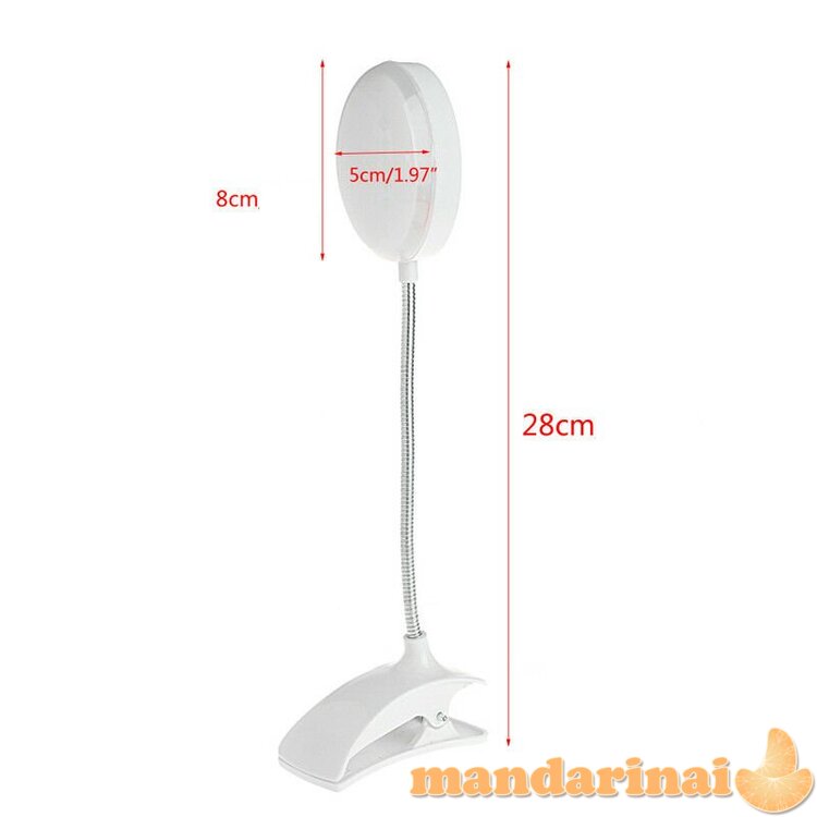 Lengvai pritvirtinama skaitymo lemputė