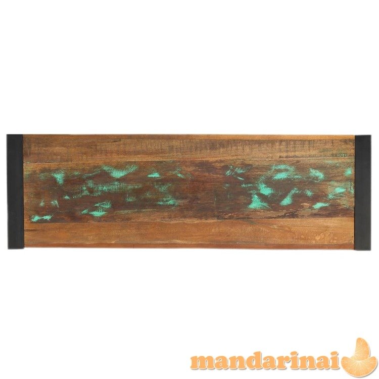 Konsolinis staliukas, 110x35x76cm, perdirbtos medienos masyvas