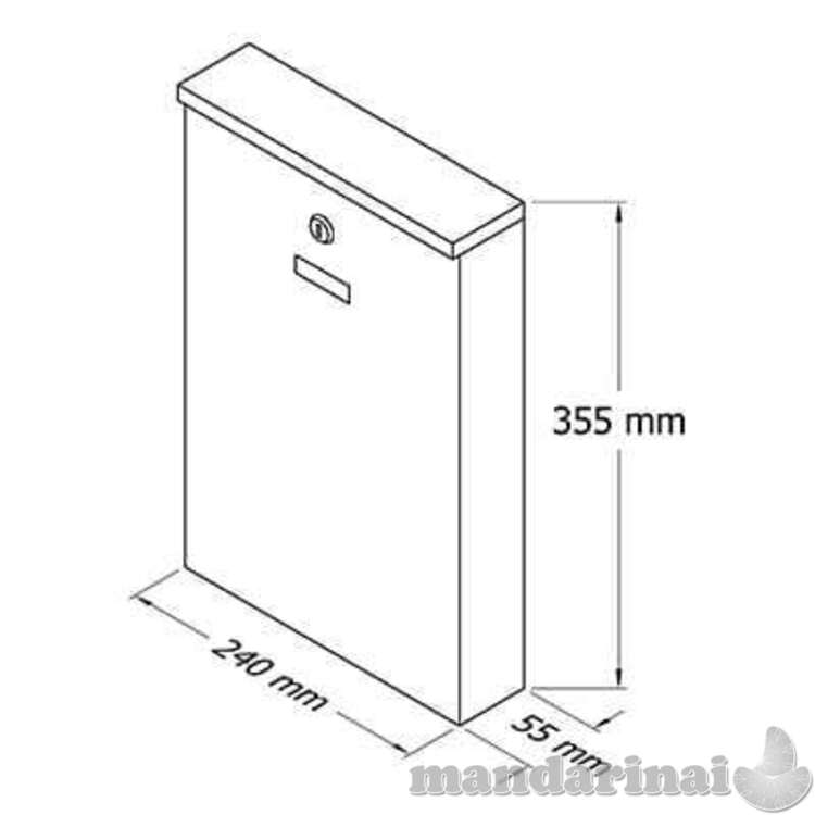 PAŠTO DĖŽUTĖ PD 955, JUODA