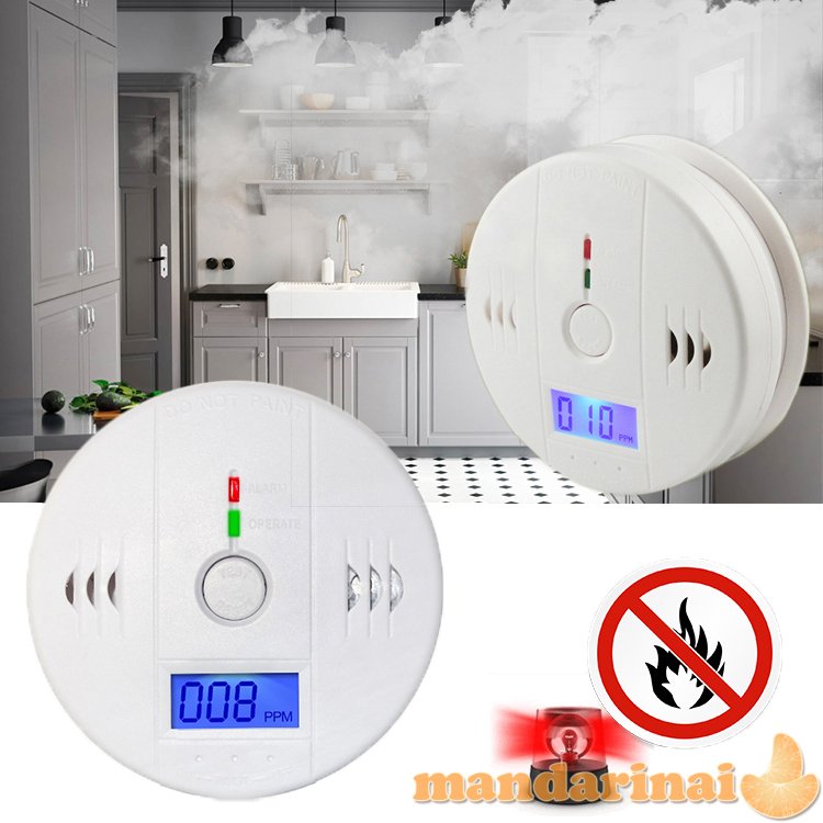 Autonominis smalkių (anglies monoksido) jutiklis-aliarmas