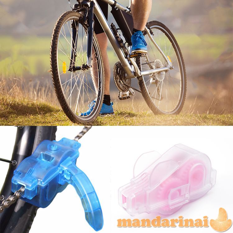 Įrankis dviračio grandinei plauti