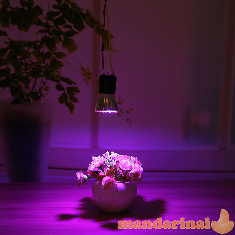 Pilno spektro 18W lempa augalų auginimui