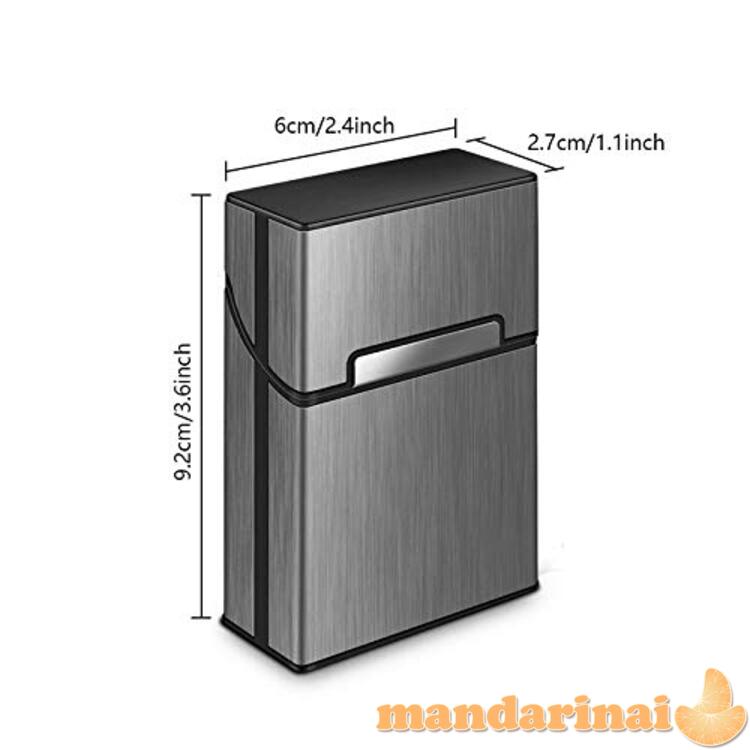 Tamsiai pilkas dėklas - porcigaras cigaretėms