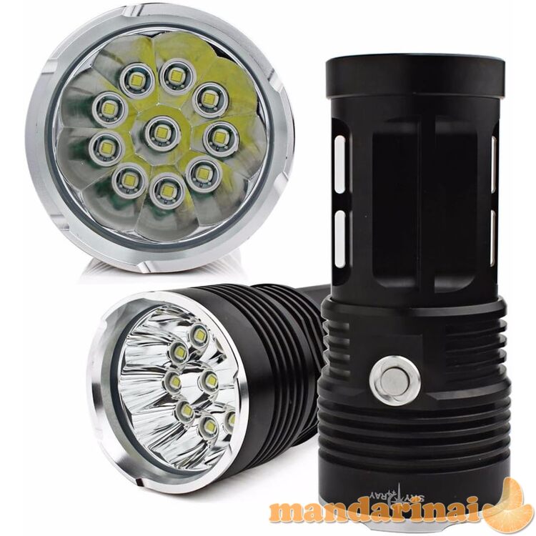 Prožektorius 15000lm 10x CREE XM-L R8 LED 