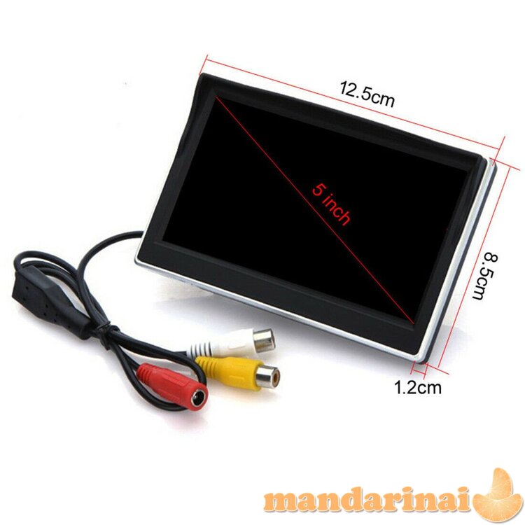 5 colių monitorius vaizdo kameroms