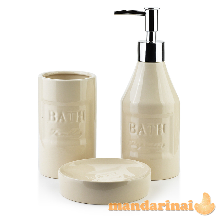 JOFF Vonios kambario rinkinys smėlio spalvos BATH