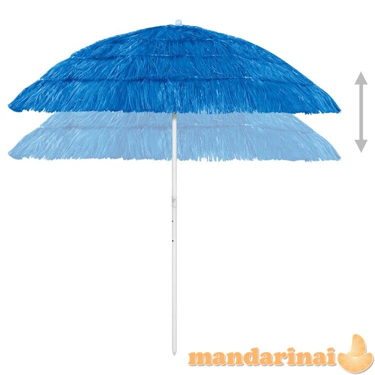 Paplūdimio skėtis, mėlynos spalvos, 240cm