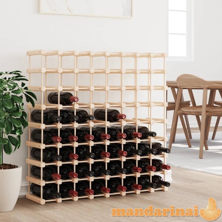 Vyno laikiklis 72 buteliams, 90,5x23x90,5cm, pušies masyvas