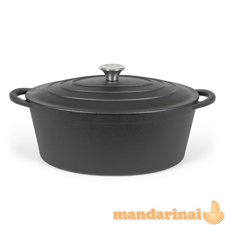 Livoo casserole indas, juodos spalvos, 34cm, 7l, ovalo formos