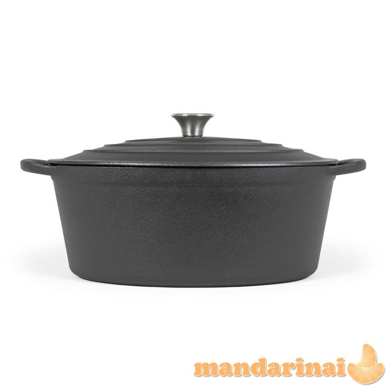 Livoo casserole indas, juodos spalvos, 34cm, 7l, ovalo formos