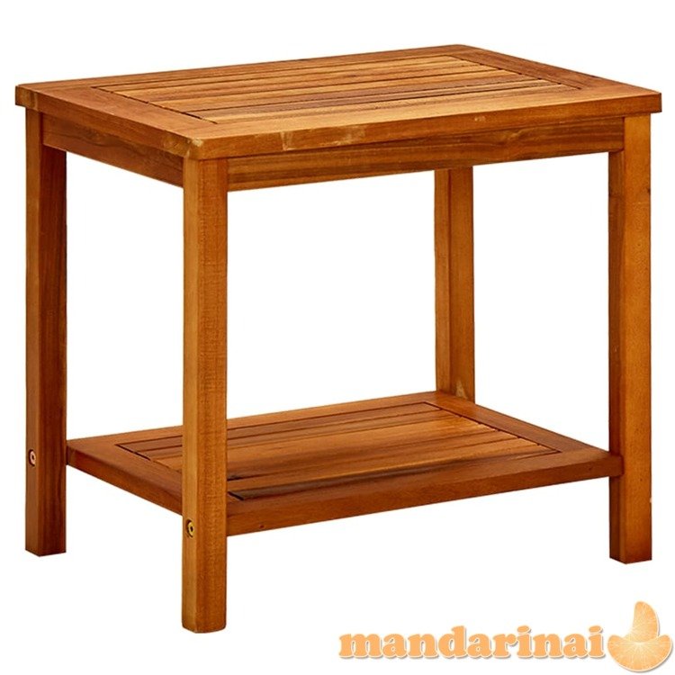 Kavos staliukas, 50x35x45cm, akacijos medienos masyvas