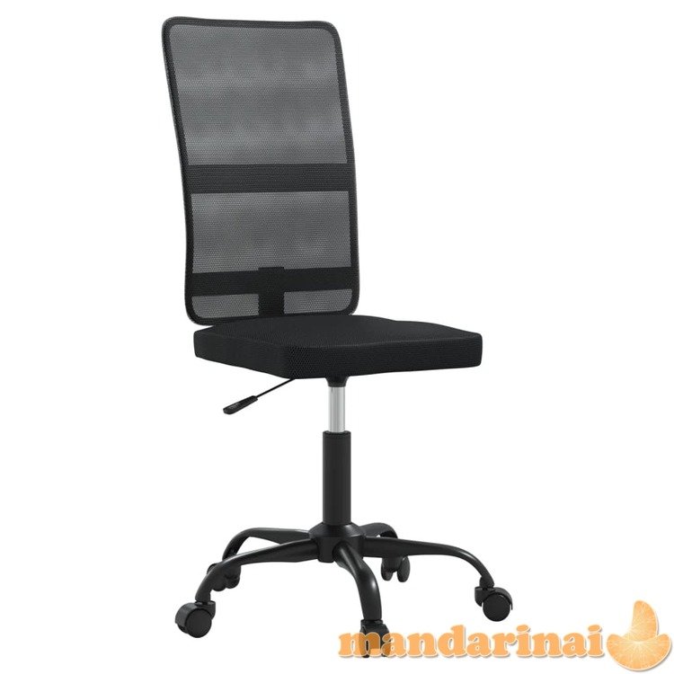 Biuro kėdė, juodos spalvos, tinklinis audinys