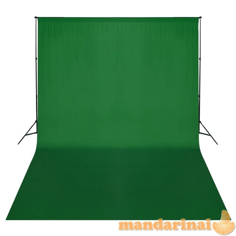 Fono rėmo sistema, 500 x 300 cm, žalia