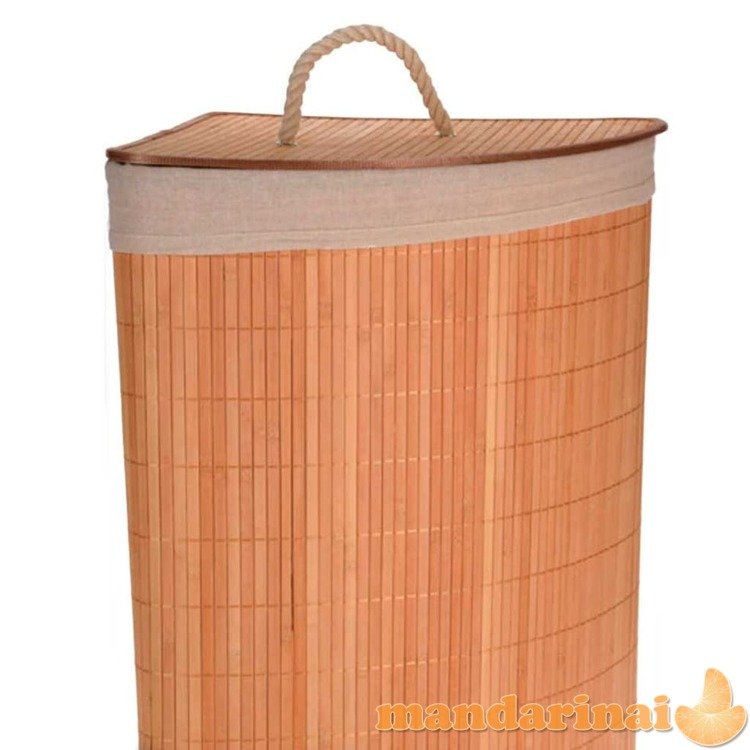 Bathroom solutions kampinis skalbinių krepšys, bambukas