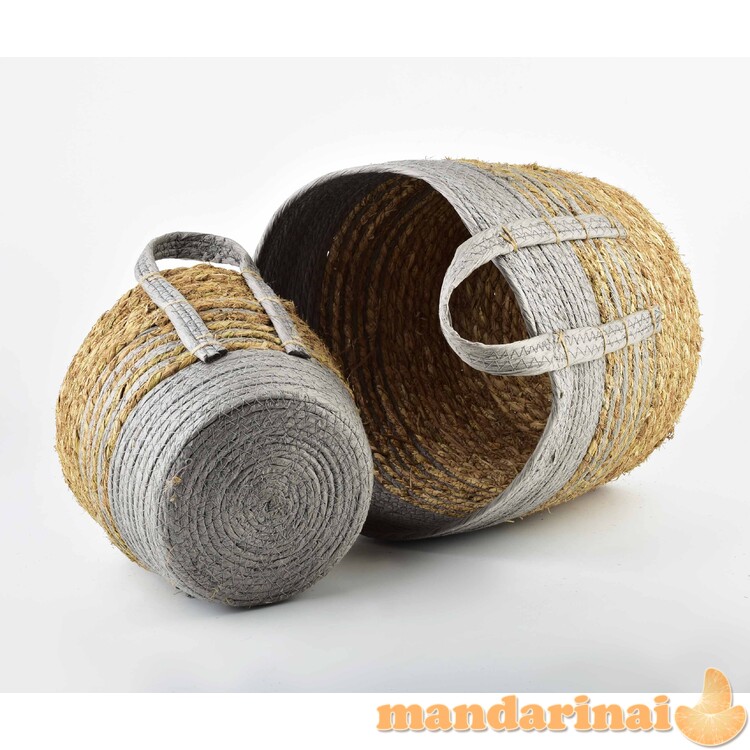 Balio rinkinys 2 krepšeliai 33x33xh: 26/24x24xh: 21cm