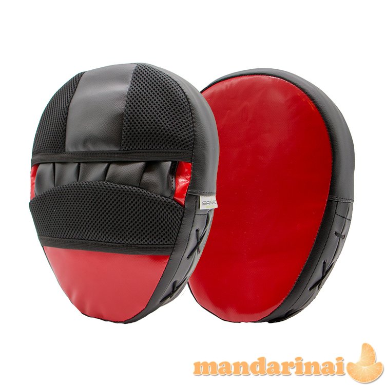 Bokso letenos SANRO (2vnt) juoda-raudona