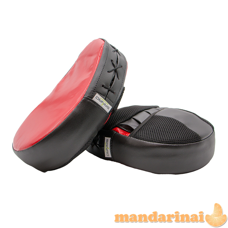 Bokso letenos SANRO (2vnt) juoda-raudona