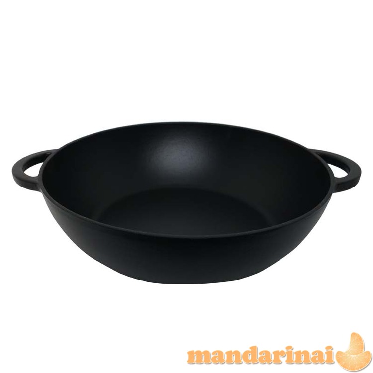 Apvalus emaliuotas ketaus puodas 