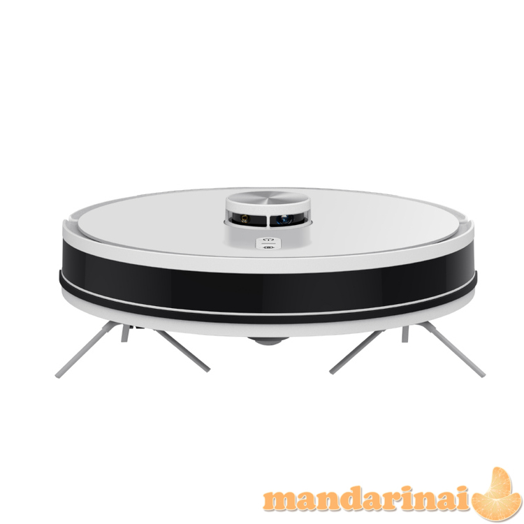 Plaunantis robotas siurblys su dulkių išpylimo stotele, 