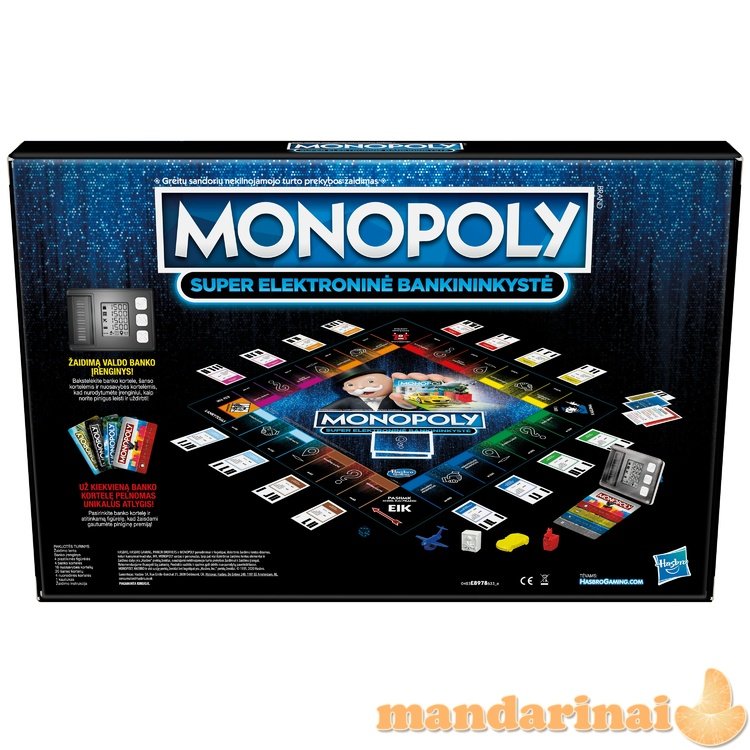 MONOPOLY Žaidimas „Monopolis: super elektroninė bankininkystė“, LT