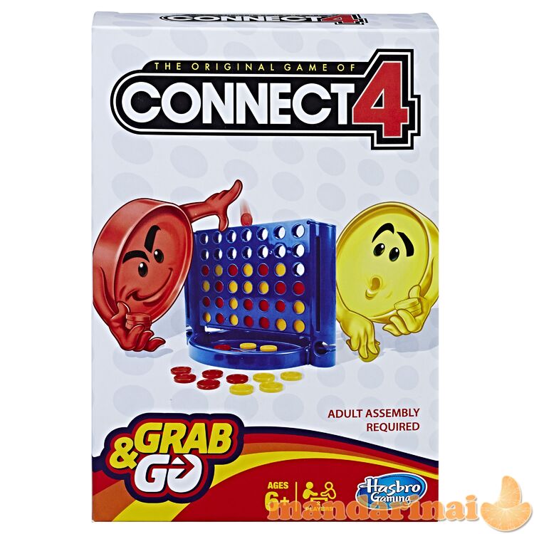 CONNECT4  Kelioninis žaidimas Grab&Go (Lietuvių kalba)