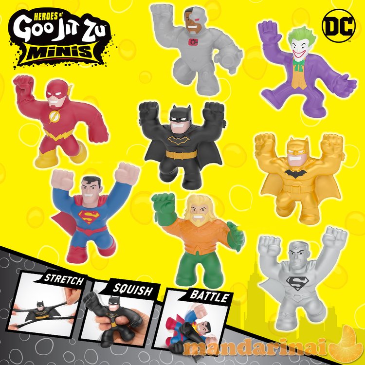 HEROES OF GOO JIT ZU MINI DC Minifigūrėlės, 8 vnt.