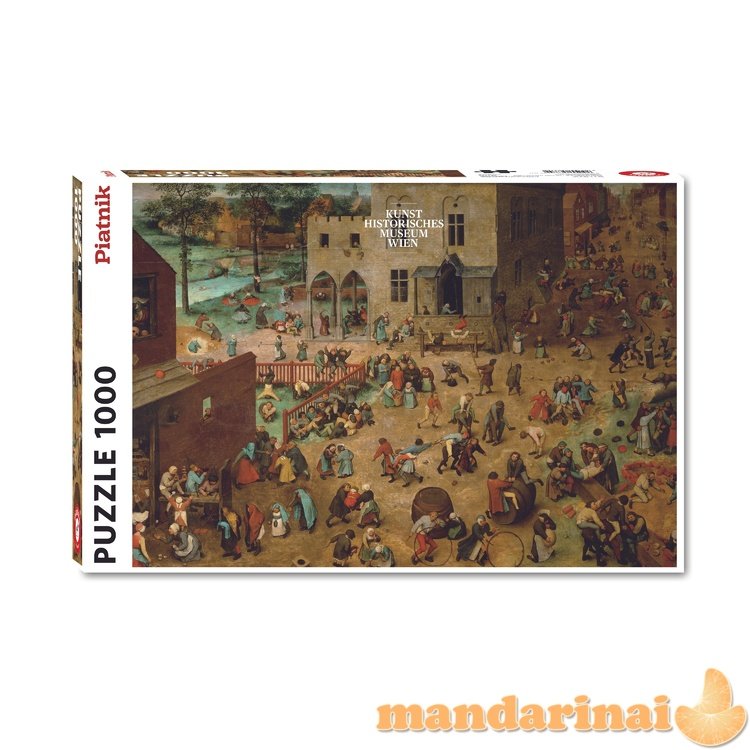 Dėlionė „Bruegelis. Vaikų žaidimai “, 1000 det.