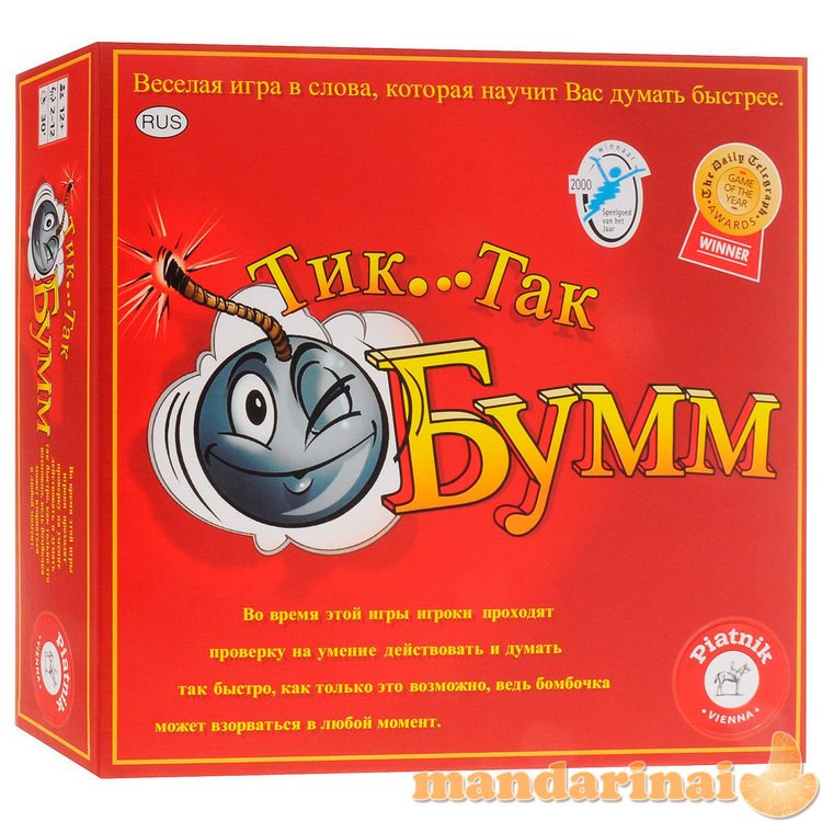 PIATNIK Žaidimas Tik Tak Bumm (Rusų kalba)