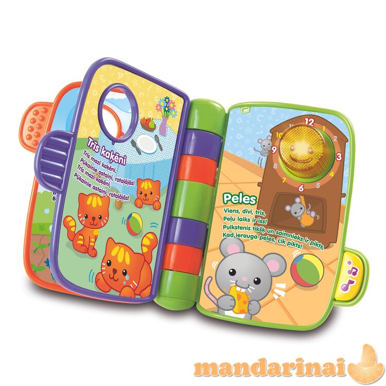 VTECH interactive toy Babys first storytime rhymes (In Latvian lang.)
