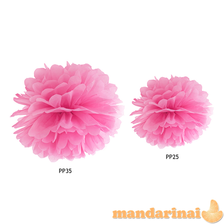 Tissue paper Pompom, pink, 25cm 2