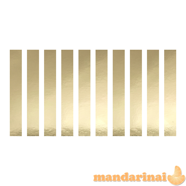 Paper rings for napkins, gold (1 pkt / 10 pc.)