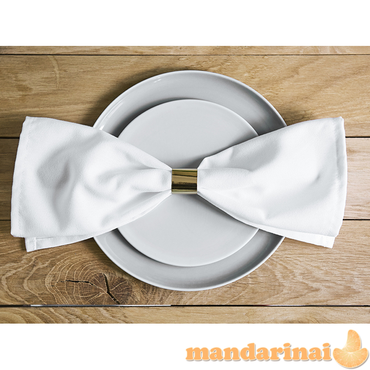 Paper rings for napkins, gold (1 pkt / 10 pc.)