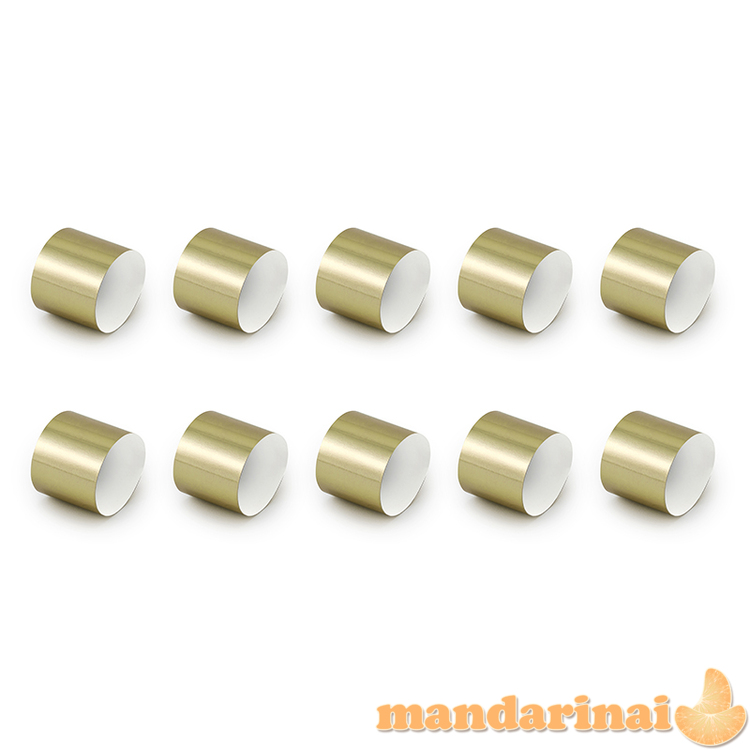 Paper rings for napkins, gold (1 pkt / 10 pc.)