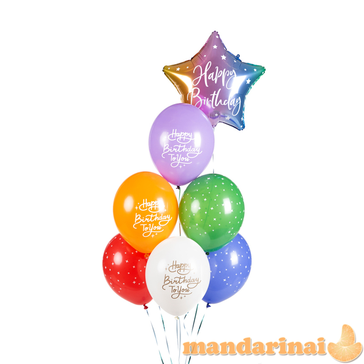 Balionai &bdquo;Happy Birthday To You&quot  30cm, 1 pak. / 50 vnt. 1