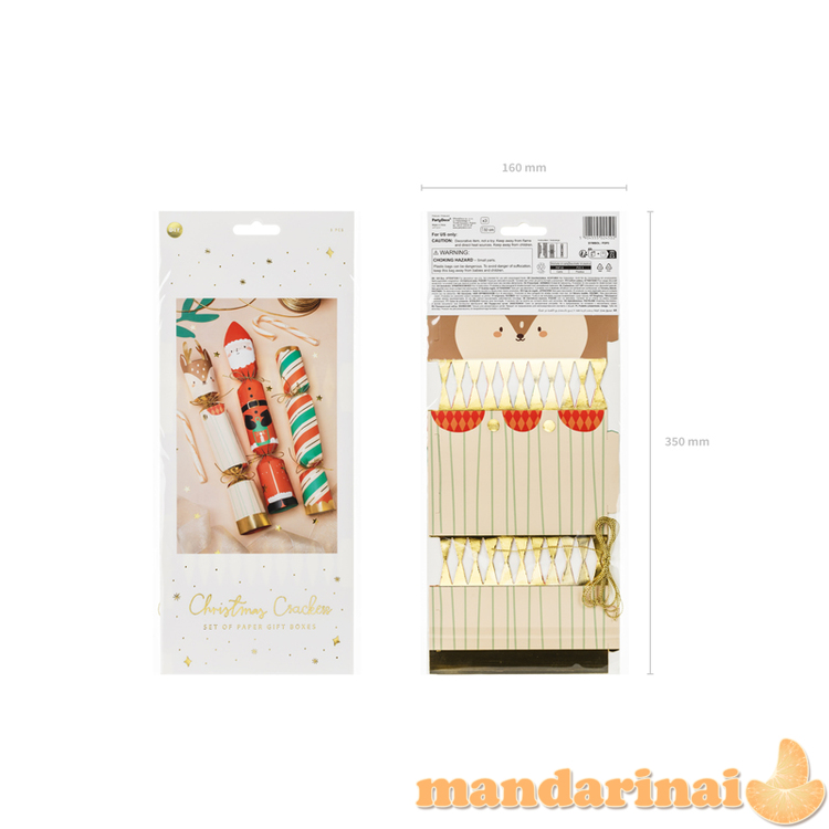 Gift boxes Candies, 32 cm, mix (1 pkt / 3 pc.)