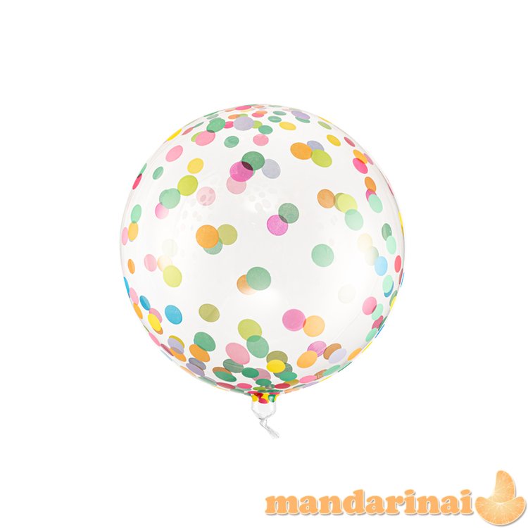 Orbz Balloon with dots, 40cm, mix