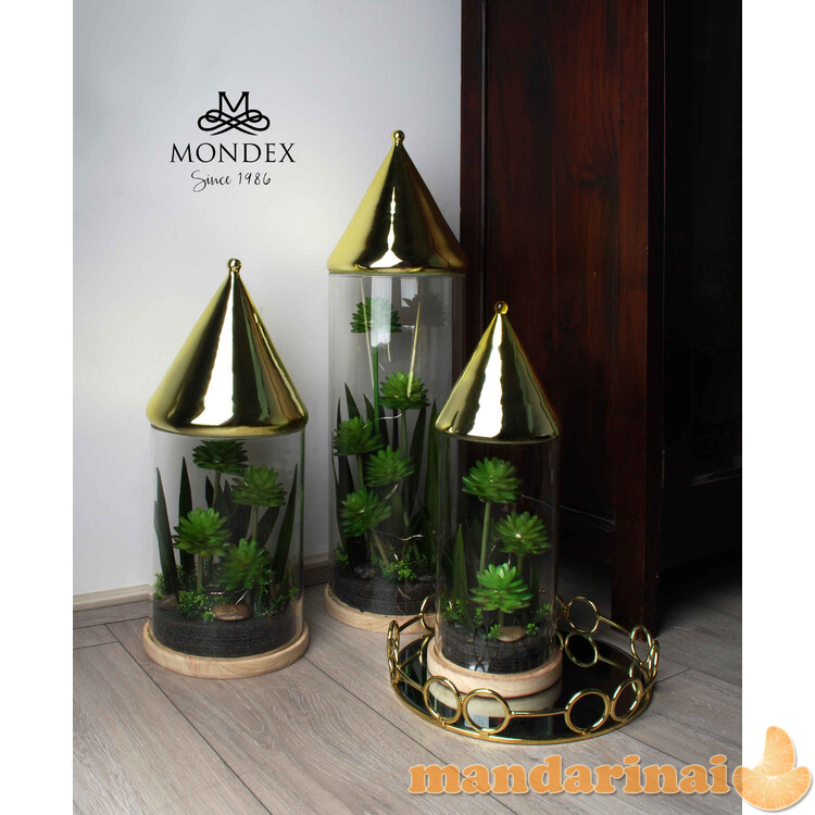 BASTIEN Tuba su ledu, dydžio 21,5x21,5x53 cm, dekoratyvinis menas 3