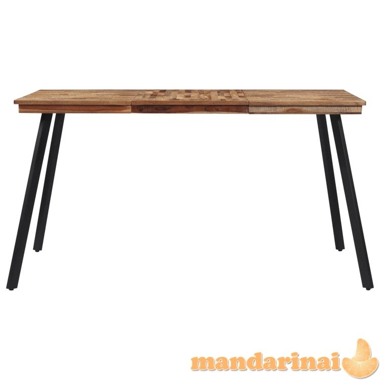 Valgomojo stalas, 148x97x76cm, tikmedžio medienos masyvas