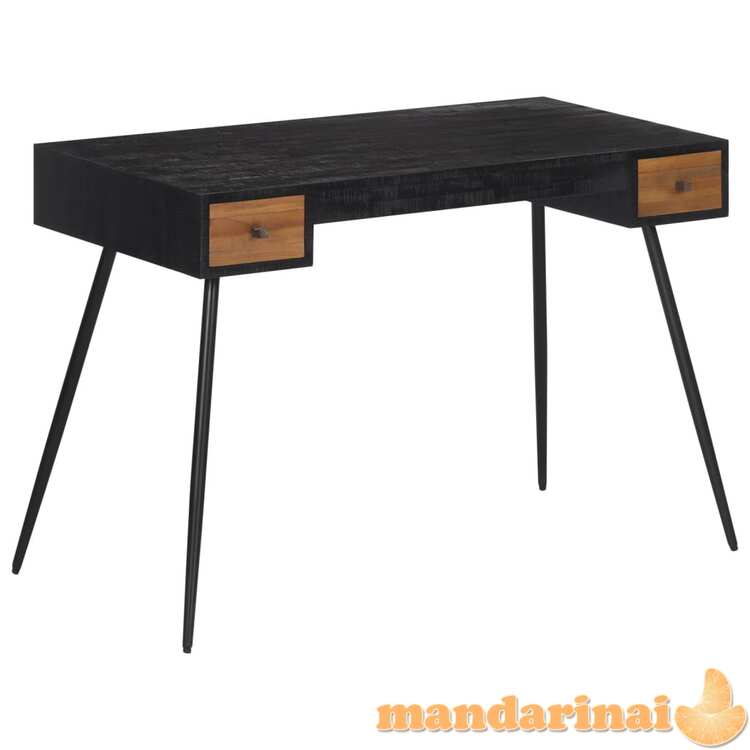 Rašomasis stalas, 117x56,5x75cm, perdirbta tikmedžio mediena