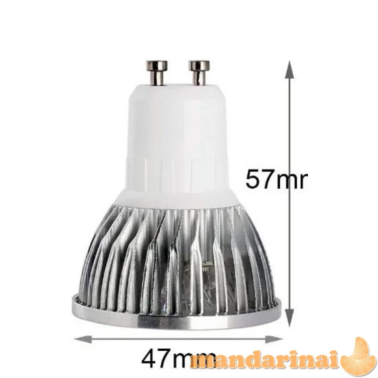 GU10 cokolio 28W pilno spektro lempa augalams auginti