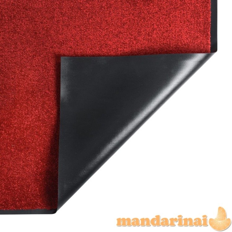Durų kilimėlis, raudonos spalvos, 60x80cm