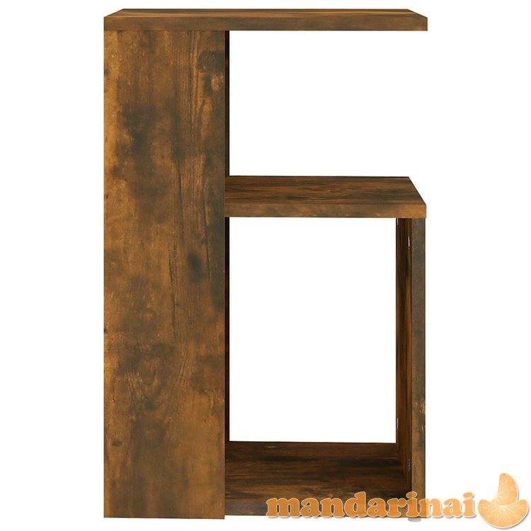 Šoninis staliukas, dūminio ąžuolo, 36x30x56cm, apdirbta mediena