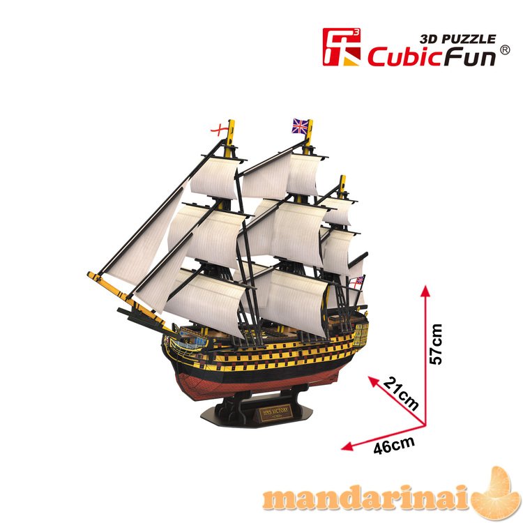 CUBICFUN 3D dėlionė „Laivas Karalienė Viktorija“