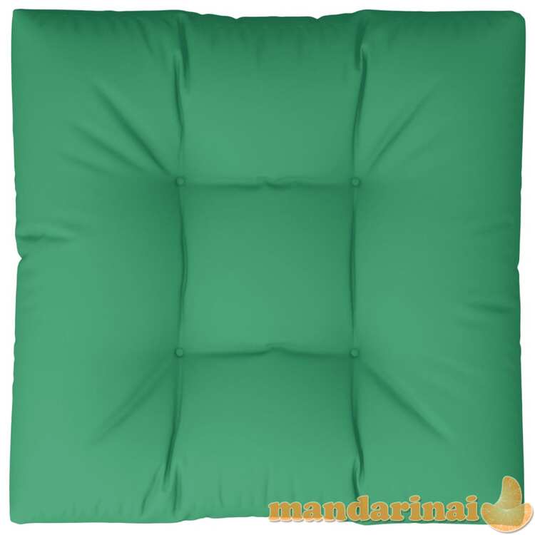Paletės pagalvėlė, žalios spalvos, 80x80x12cm, audinys