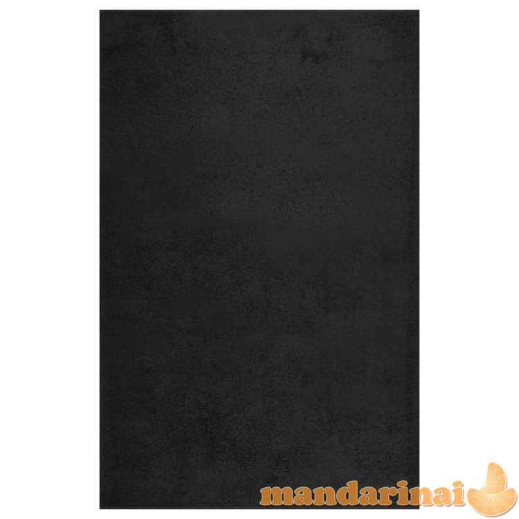 Shaggy tipo kilimas, juodos spalvos, 200x290cm, aukšti šereliai