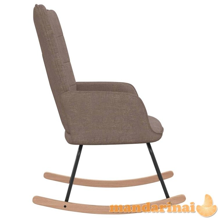 Supama kėdė, taupe spalvos, audinys
