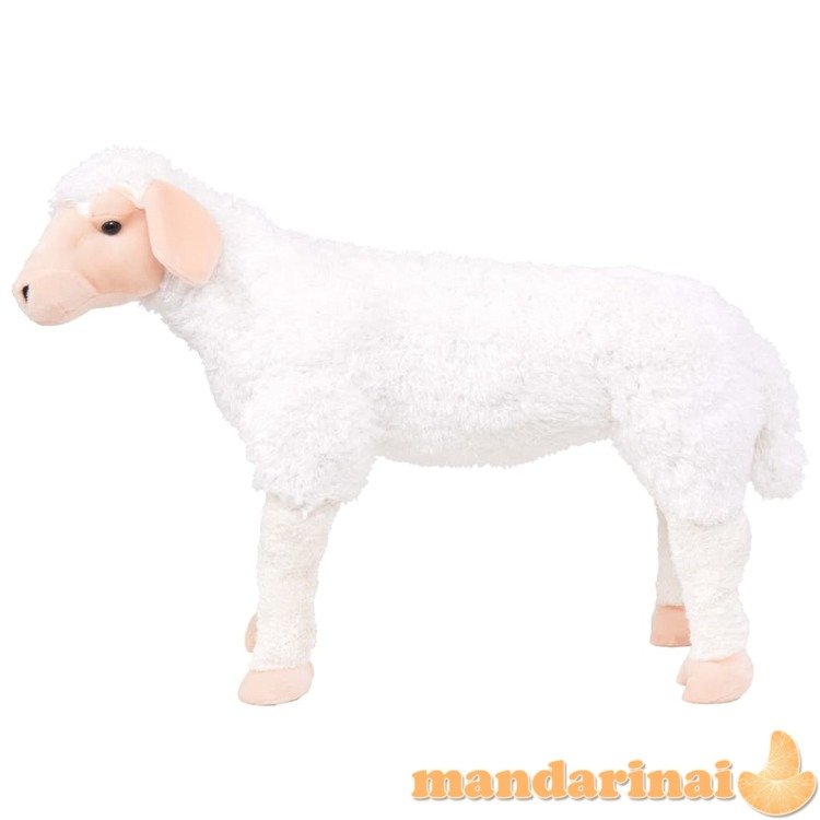 Pastatomas pliušinis žaislas avis, balta, xxl