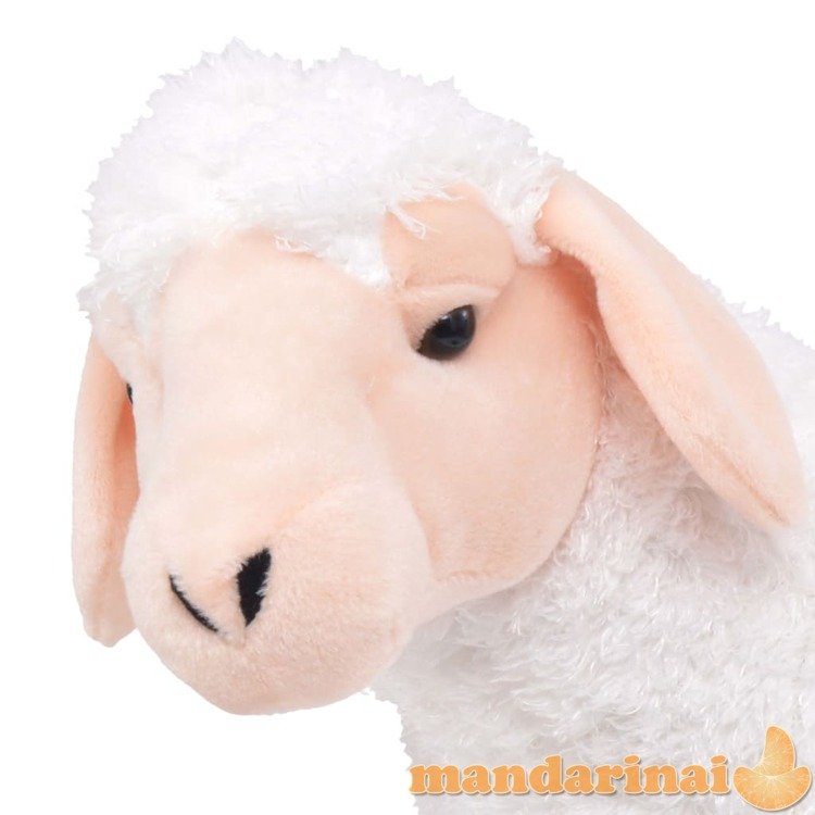 Pastatomas pliušinis žaislas avis, balta, xxl